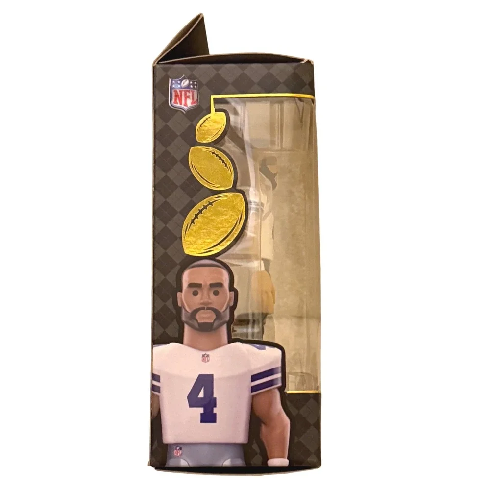 Funko Gold Dak Prescott Dallas Cowboys 5 Inch Premium Vinyl Figure NFL Series 1 - Picture 4 of 7